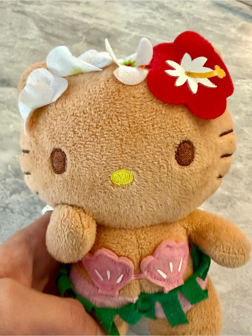 Hello Kitty Sanrio Plush 6” Hawaii Limited Edition Hula Kiss Kidcore-read Notes